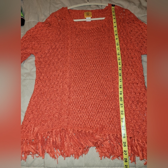 EUC Ruby Rd Open Weave Sweater Size XL - Picture 3 of 6